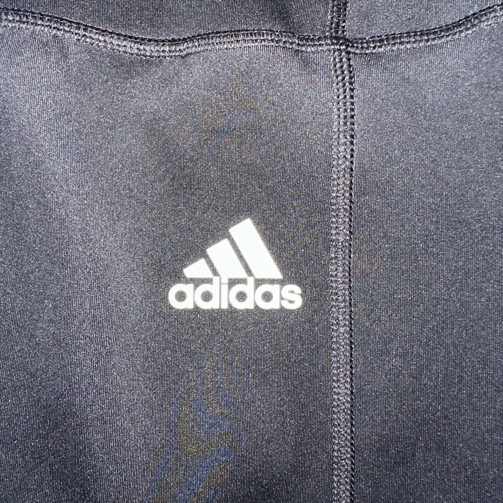 Adidas Women Black Joggers with White Stripes - Picture 3 of 7